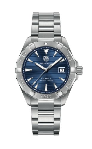 TAG Heuer Aquaracer 300M Calibre 5 41 Paslanmaz Çelik / Mavi / Bilezik 40.5mm, referans WAY2112.BA0928