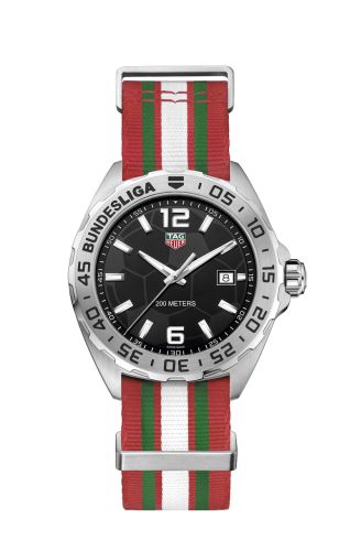 TAG Heuer Formula 1 Quartz 43 Paslanmaz Çelik / Bundesliga, referans WAZ1013.BC0895