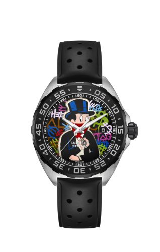 TAG Heuer Formula 1 Quartz 41 Paslanmaz Çelik / Alec Monopoly / Kauçuk, referans WAZ1117.FT8023