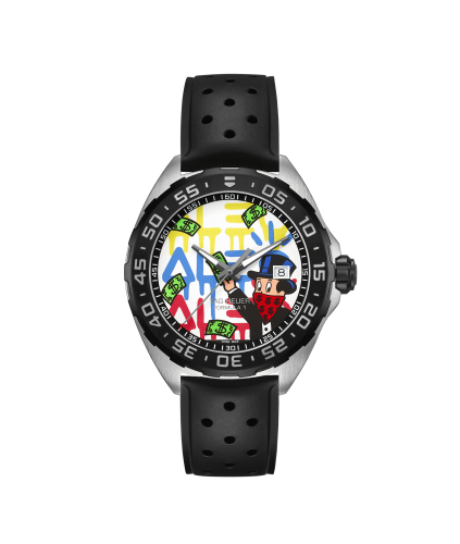 TAG Heuer Formula 1 Quartz 41 Paslanmaz Çelik / Alec Monopoly / Kauçuk, referans WAZ1119.FT8023