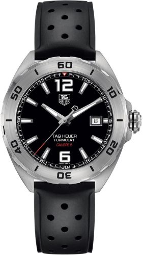 TAG Heuer Formula 1 Calibre 5 41 Paslanmaz Çelik / Siyah / Kauçuk, referans WAZ2113.FT8023
