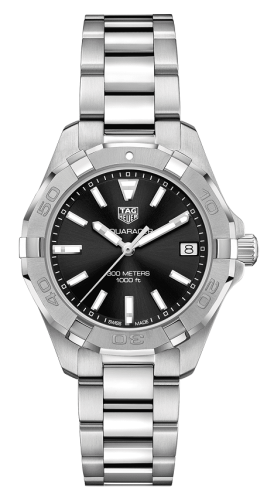 TAG Heuer Aquaracer 300M Quartz 32 Paslanmaz Çelik / Siyah / Bilezik, referans WBD1310.BA0740
