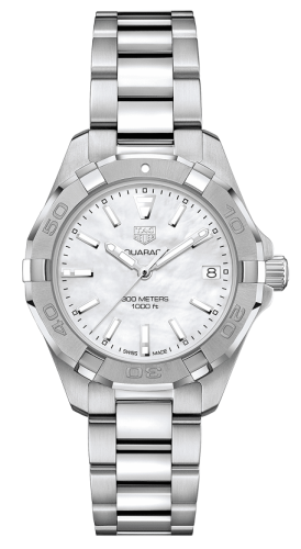 TAG Heuer Aquaracer 300M Quartz 32 Paslanmaz Çelik / MOP / Bilezik, referans WBD1311.BA0740