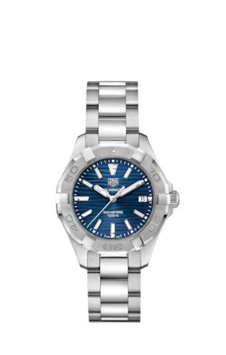TAG Heuer Aquaracer 300M Quartz 35 Paslanmaz Çelik / Mavi / Bilezik, referans WBD131D.BA0748