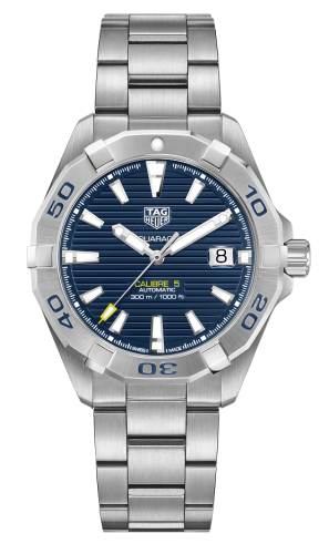 TAG Heuer Aquaracer 300M Calibre 5 Automatic 41 Paslanmaz Çelik / Mavi / Bilezik, referans WBD2112.BA0928