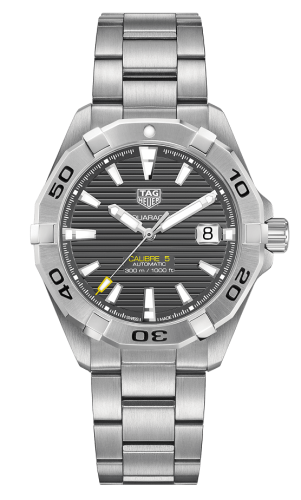 TAG Heuer Aquaracer 300M Calibre 5 Automatic 41 Paslanmaz Çelik / Gri / Bilezik, referans WBD2113.BA0928
