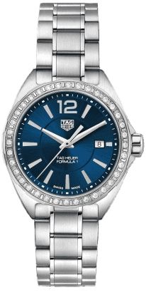 TAG Heuer Formula 1 Quartz 32 Paslanmaz Çelik / Elmas / Mavi / Bilezik, referans WBJ1416.BA0664