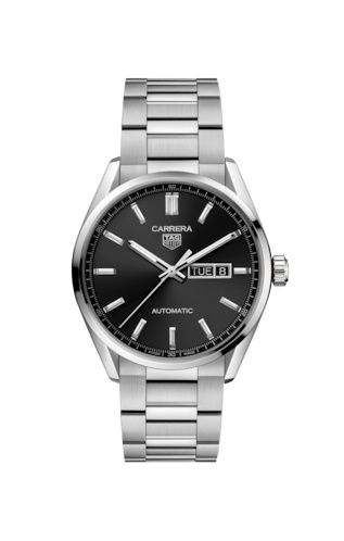 TAG Heuer Carrera Automatic Stainless Steel / Black / Bracelet 39mm, reference WBN2010.BA0640