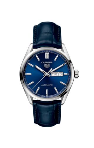 TAG Heuer Carrera Automatic Stainless Steel / Blue 39mm, reference WBN2012.FC6502