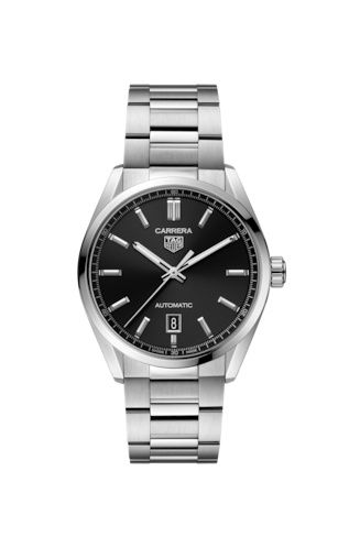 TAG Heuer Carrera Automatic Stainless Steel / Black / Bracelet 39mm, reference WBN2110.BA0639