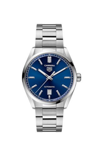 TAG Heuer Carrera Automatic Stainless Steel / Blue / Bracelet 39mm, reference WBN2112.BA0639