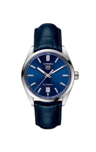TAG Heuer Carrera Automatic Stainless Steel / Blue 39mm, reference WBN2112.FC6504