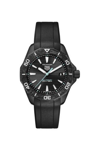 TAG Heuer Aquaracer Professional 200 Solargraph 40 DLC - Carbon / Siyah, referans WBP1112.FT6199