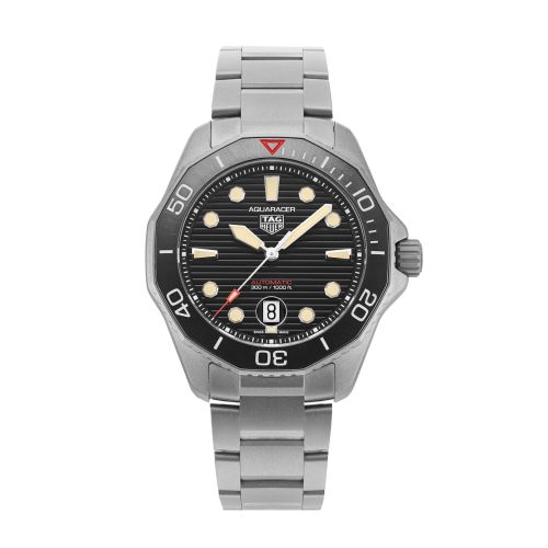 TAG Heuer Aquaracer Professional 300 43 Titanyum / Siyah / Watches of Switzerland, referans WBP208D.BF0631