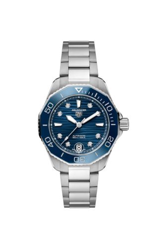 TAG Heuer Aquaracer Professional 300 36 Paslanmaz Çelik / Mavi / Bilezik, referans WBP231B.BA0618