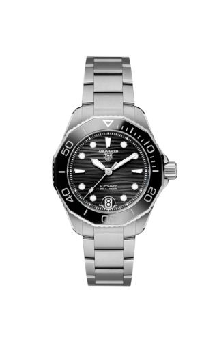 TAG Heuer Aquaracer Professional 300 36 Paslanmaz Çelik / Siyah / Bilezik, referans WBP231D.BA0626