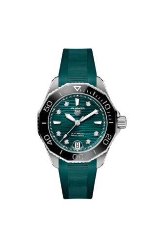 TAG Heuer Aquaracer Professional 300 36 Paslanmaz Çelik / Siyah - Elmas / Kauçuk, referans WBP231G.FT6226
