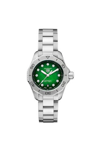 TAG Heuer Aquaracer Professional 200 Automatic 30 Paslanmaz Çelik / Yeşil MOP, referans WBP2415.BA0622