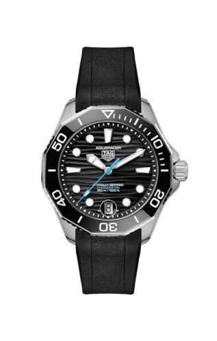 TAG Heuer Aquaracer Professional 300 42 Paslanmaz Çelik / Siyah / Kauçuk, referans WBP5110.FT6257