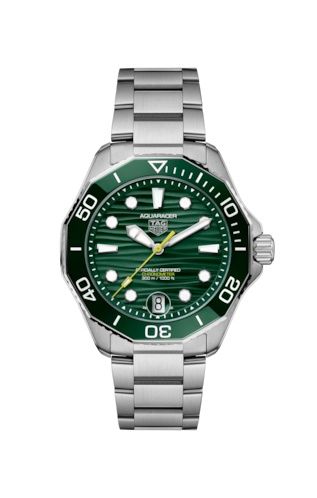 TAG Heuer Aquaracer Professional 300 42 Paslanmaz Çelik / Yeşil, referans WBP5116.BA0013