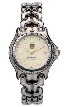 TAG Heuer S/EL Quartz 33 Paslanmaz Çelik / Beyaz / Bilezik, referans WG1210.BA0467