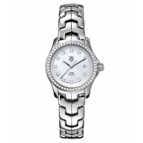 TAG Heuer Link Quartz 27 Paslanmaz Çelik - Elmas / MOP, referans WJF1319.BA0572