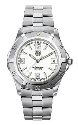 TAG Heuer 2000 Exclusive Quartz Paslanmaz Çelik / Beyaz / Bilezik, referans WN1111.BA0332