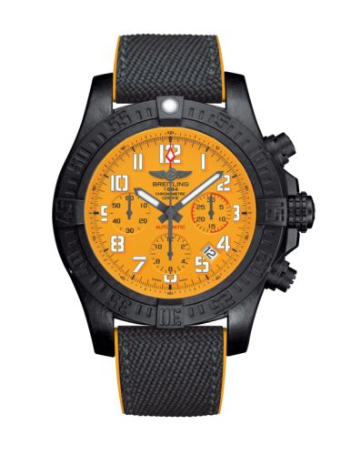 Breitling Avenger Hurricane 45 Breitlight / Cobra Yellow / Military Rubber, reference XB0180E4/I534/253S