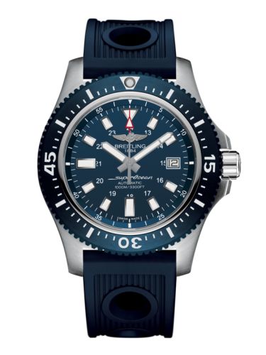 Breitling Superocean 44 Special Paslanmaz Çelik / Marine Mavi / Kauçuk, referans Y1739316.C959.211